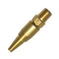 Interstate Pneumatics OSHA Compliant Strata Flow Brass Safety Tip For Air Blow Guns 1/8 Inch MPT BT7S